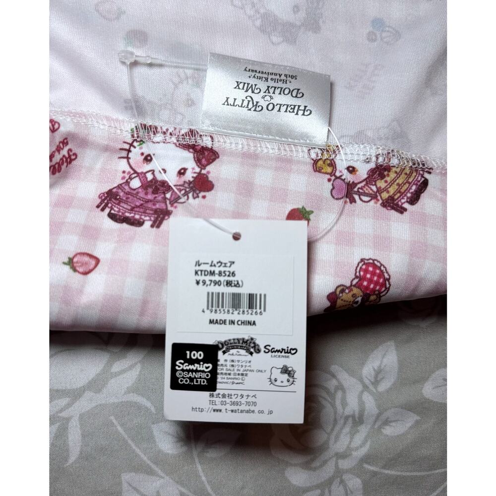 Sanrio Hello Kitty Dolly Mix Roomwear Nightgown Pajamas Lolita Bonnet Headdress - Picture 7 of 16